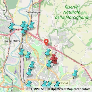 Mappa Via Franco Becci, 00138 Roma RM, Italia (3.209)