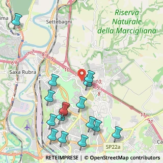Mappa Via Franco Becci, 00138 Roma RM, Italia (2.75)