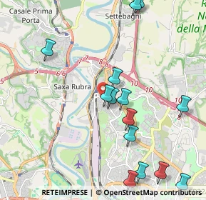 Mappa Via Monte San Savino, 00138 Roma RM, Italia (2.51071)