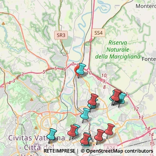 Mappa Via Monte San Savino, 00138 Roma RM, Italia (6.238)