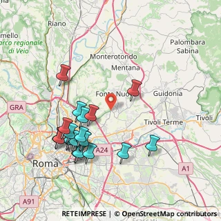 Mappa Strada Provinciale, 00137 Guidonia Montecelio RM, Italia (8.7085)