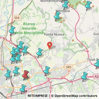 Mappa Strada Provinciale, 00137 Guidonia Montecelio RM, Italia (7.24)