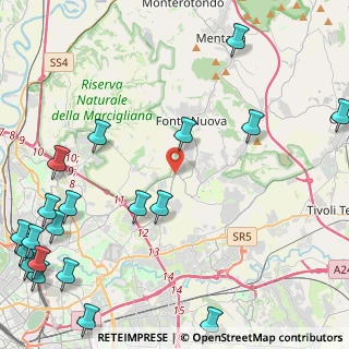 Mappa Strada Provinciale, 00137 Guidonia Montecelio RM, Italia (7.098)