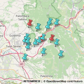 Mappa Via F. Ferrazzi, 00024 Castel Madama RM, Italia (6.41765)