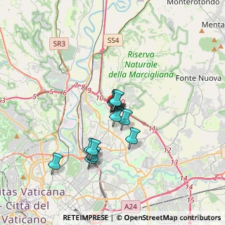 Mappa Via Alberto Lionello 201 Centro Commerciale Porta di Roma, 00139 Roma RM, Italia (2.68417)