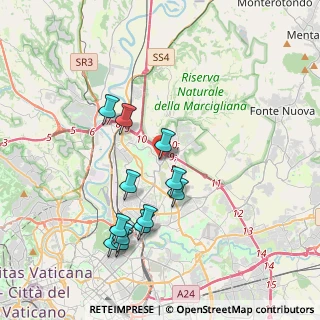 Mappa Via Alberto Lionello 201 Centro Commerciale Porta di Roma, 00139 Roma RM, Italia (3.9675)