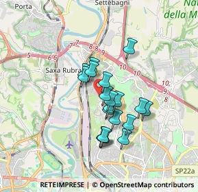 Mappa Via Rio nell'Elba, 00138 Roma RM, Italia (1.36368)