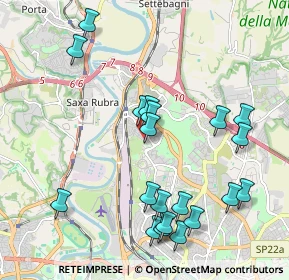 Mappa Via Rio nell'Elba, 00138 Roma RM, Italia (2.3445)