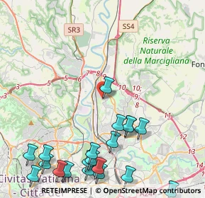 Mappa Via Rio nell'Elba, 00138 Roma RM, Italia (6.098)