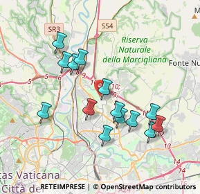 Mappa Via Rino Gaetano, 00138 Roma RM, Italia (3.67429)