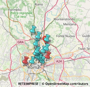 Mappa Via Rino Gaetano, 00138 Roma RM, Italia (6.075)
