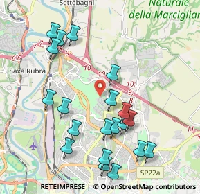 Mappa Via Rino Gaetano, 00138 Roma RM, Italia (2.3075)