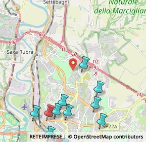 Mappa Via Rino Gaetano, 00138 Roma RM, Italia (3.09417)