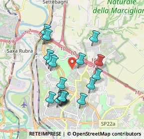 Mappa Via Rino Gaetano, 00138 Roma RM, Italia (1.83842)