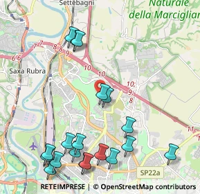 Mappa Via Rino Gaetano, 00138 Roma RM, Italia (2.72789)