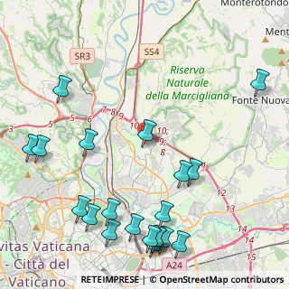 Mappa Via Stefano Satta Flores, 00138 Roma RM, Italia (5.989)