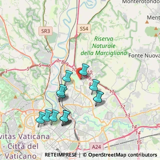 Mappa Via Stefano Satta Flores, 00138 Roma RM, Italia (4.26733)
