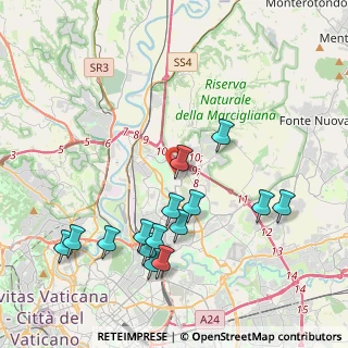 Mappa Via Stefano Satta Flores, 00138 Roma RM, Italia (4.62933)