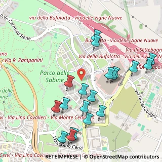 Mappa Via Stefano Satta Flores, 00138 Roma RM, Italia (0.615)