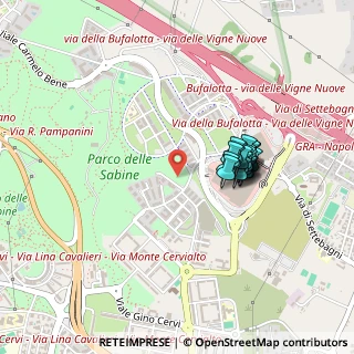 Mappa Via Stefano Satta Flores, 00138 Roma RM, Italia (0.377)