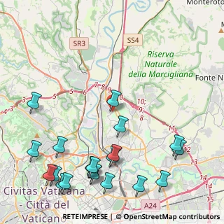 Mappa Via Mario del Monaco, 00138 Roma RM, Italia (6.0785)