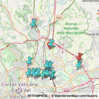Mappa Via Mario del Monaco, 00138 Roma RM, Italia (5.14688)