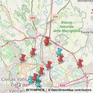 Mappa Via Mario del Monaco, 00138 Roma RM, Italia (5.61167)