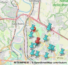Mappa Via Mario del Monaco, 00138 Roma RM, Italia (2.25467)