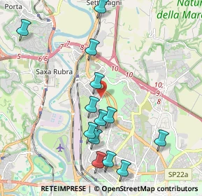 Mappa Via Mario del Monaco, 00138 Roma RM, Italia (2.28231)