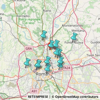 Mappa Via Mario del Monaco, 00138 Roma RM, Italia (6.21923)