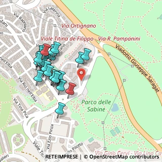 Mappa Via Mario del Monaco, 00138 Roma RM, Italia (0.25357)