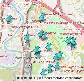 Mappa Via Don Giustino Maria Russolillo, 00138 Roma RM, Italia (1.138)