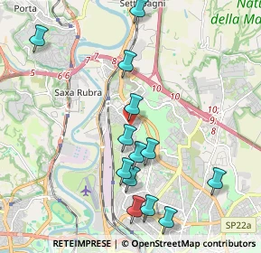 Mappa Via Don Giustino Maria Russolillo, 00138 Roma RM, Italia (2.25846)