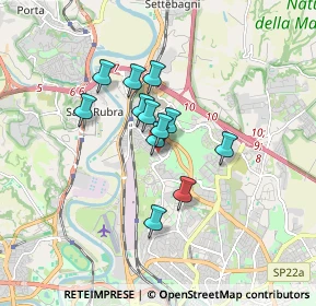 Mappa Via Don Giustino Maria Russolillo, 00138 Roma RM, Italia (1.25833)