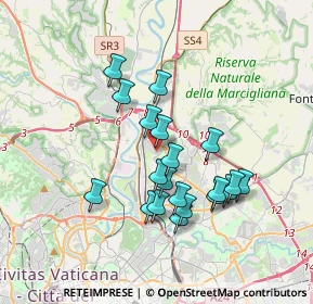 Mappa Via Don Giustino Maria Russolillo, 00138 Roma RM, Italia (3.3375)