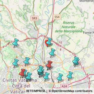 Mappa Via Don Giustino Russolillo, 00138 Roma RM, Italia (6.032)