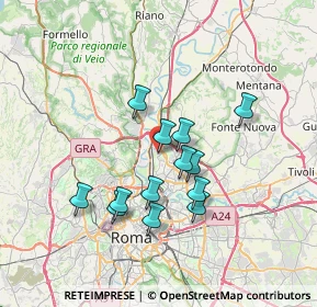 Mappa Via Don Giustino Maria Russolillo, 00138 Roma RM, Italia (6.23308)