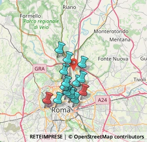 Mappa Via Don Giustino Maria Russolillo, 00138 Roma RM, Italia (5.66429)