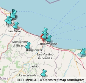 Mappa Via dei Pioppi, 86039 Termoli CB, Italia (21.73615)