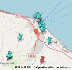 Mappa Via dei Pioppi, 86039 Termoli CB, Italia (4.30933)