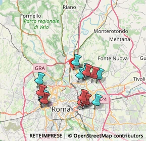 Mappa Via Eugenio Montale, 00138 Roma RM, Italia (7.315)
