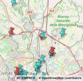 Mappa Via Eugenio Montale, 00138 Roma RM, Italia (6.491)