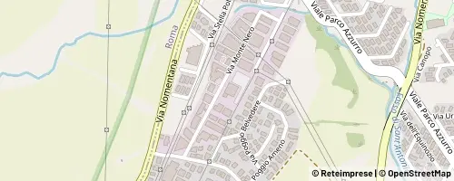 Mappa Guidonia Montecelio