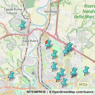 Mappa Via Barberino di Mugello, 00138 Roma RM, Italia (2.86143)
