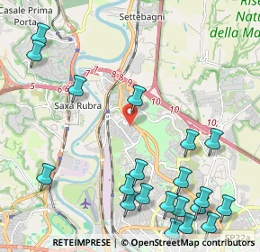 Mappa Via Barberino di Mugello, 00138 Roma RM, Italia (3.05)