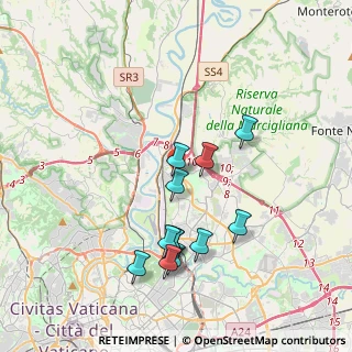 Mappa Via Barberino di Mugello, 00138 Roma RM, Italia (3.81083)