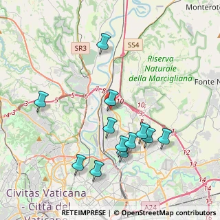 Mappa Via Barberino di Mugello, 00138 Roma RM, Italia (4.2925)