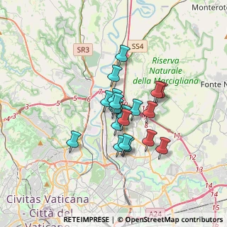 Mappa Via Barberino di Mugello, 00138 Roma RM, Italia (2.52158)