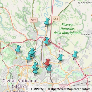 Mappa Via Barberino di Mugello, 00138 Roma RM, Italia (4.565)