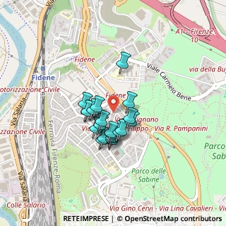 Mappa Via Barberino di Mugello, 00138 Roma RM, Italia (0.2975)